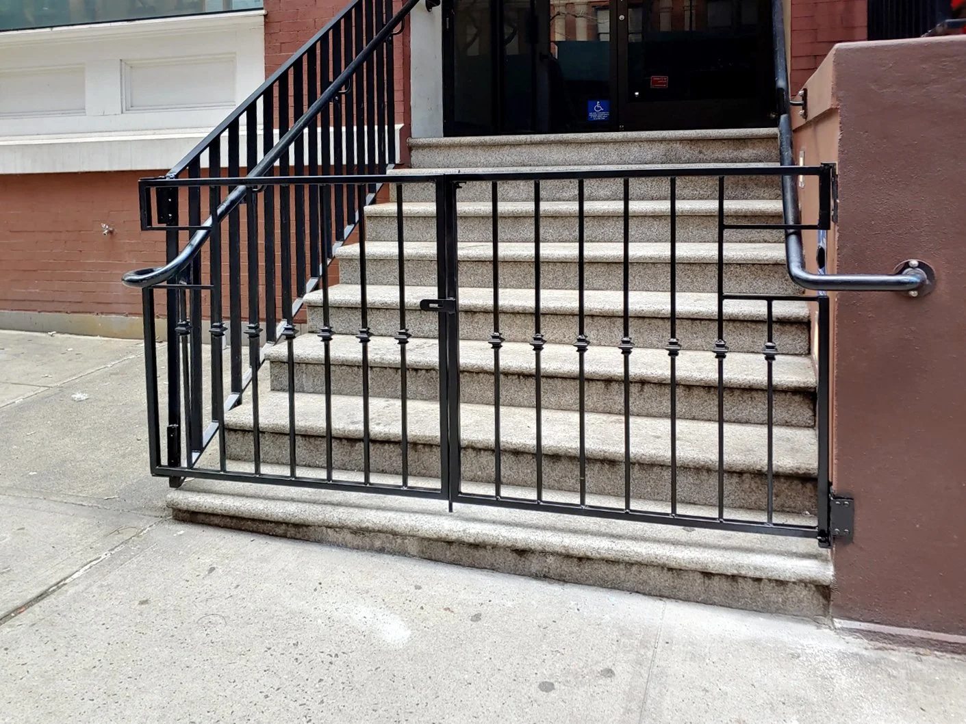 Custom metal fence and gate