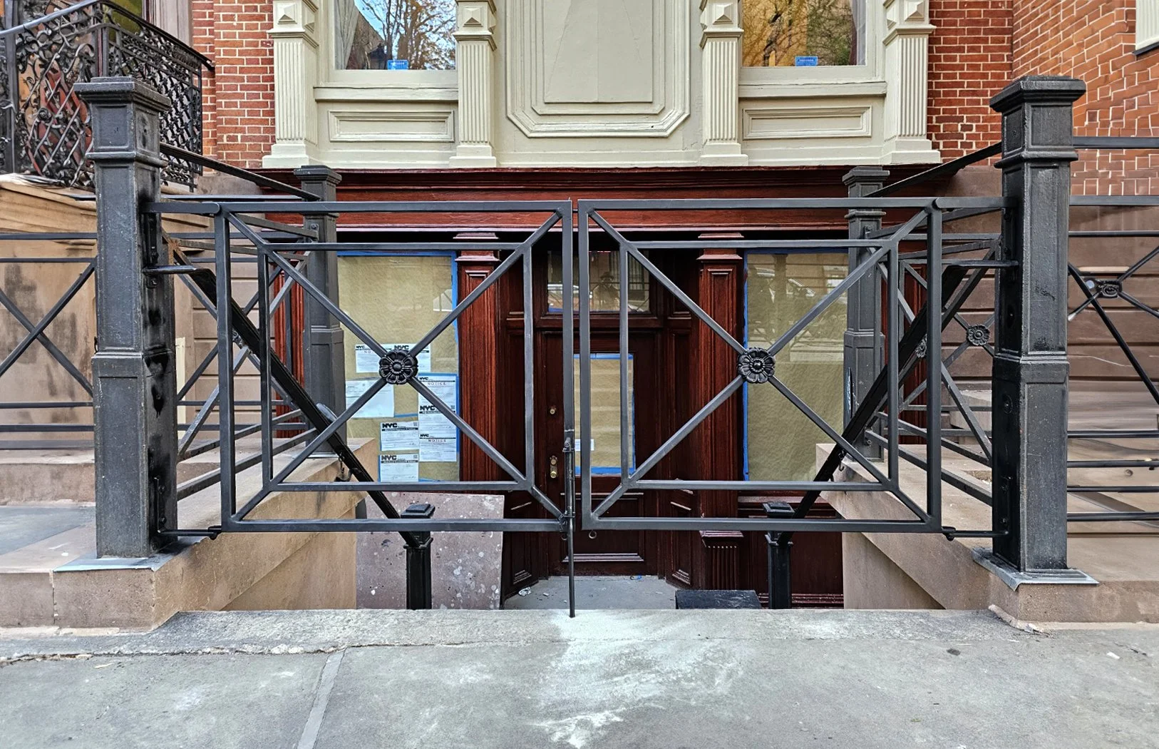 Custom metal fence and gate