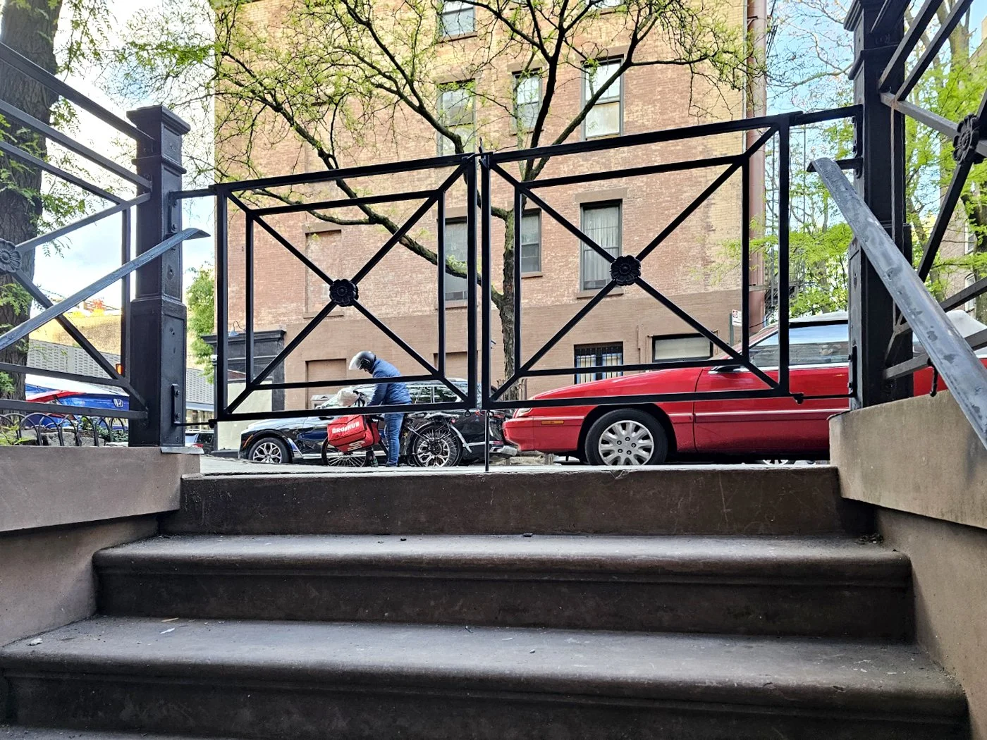 Custom metal fence and gate