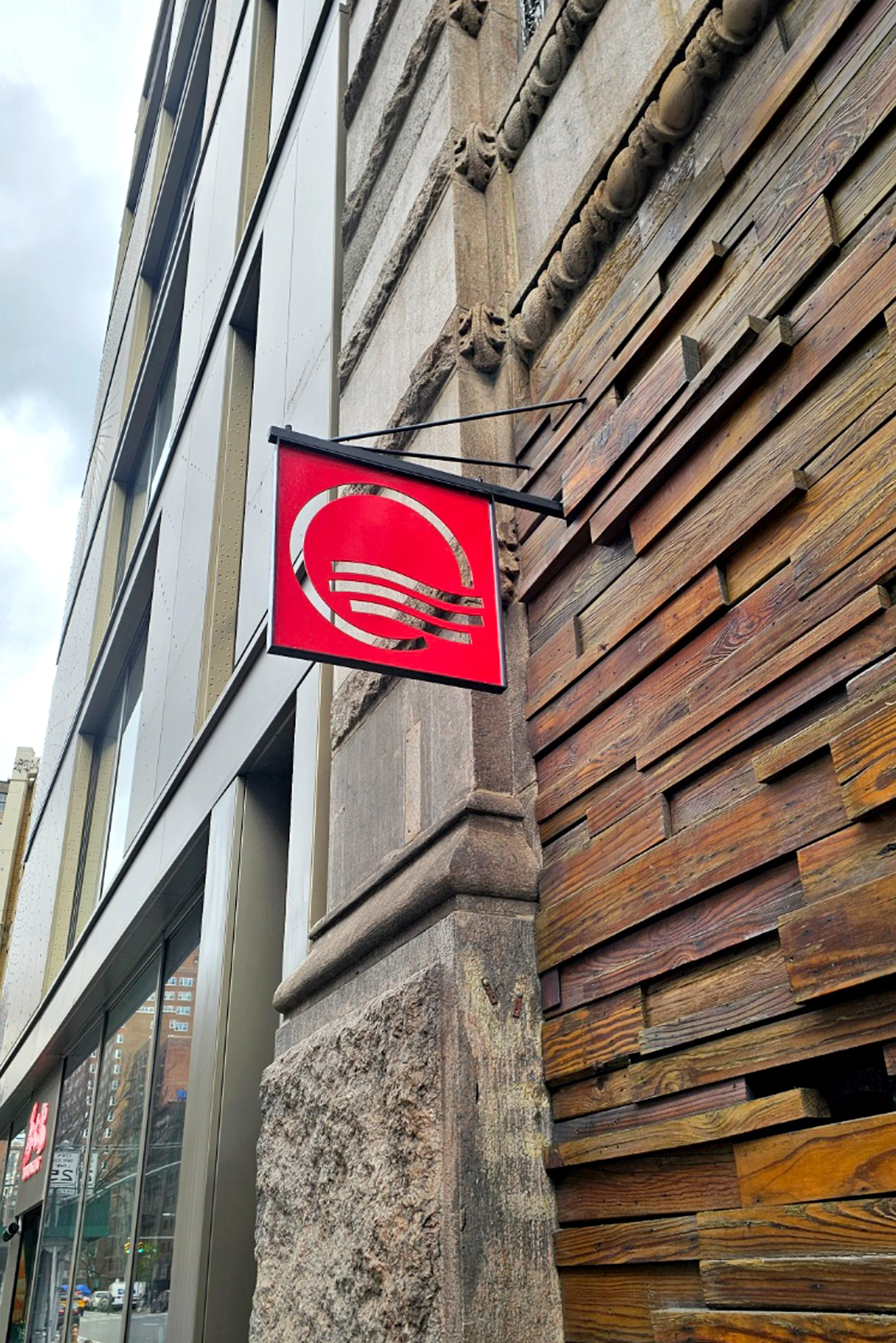 Custom metal sign for Ippudo restaurant NYC